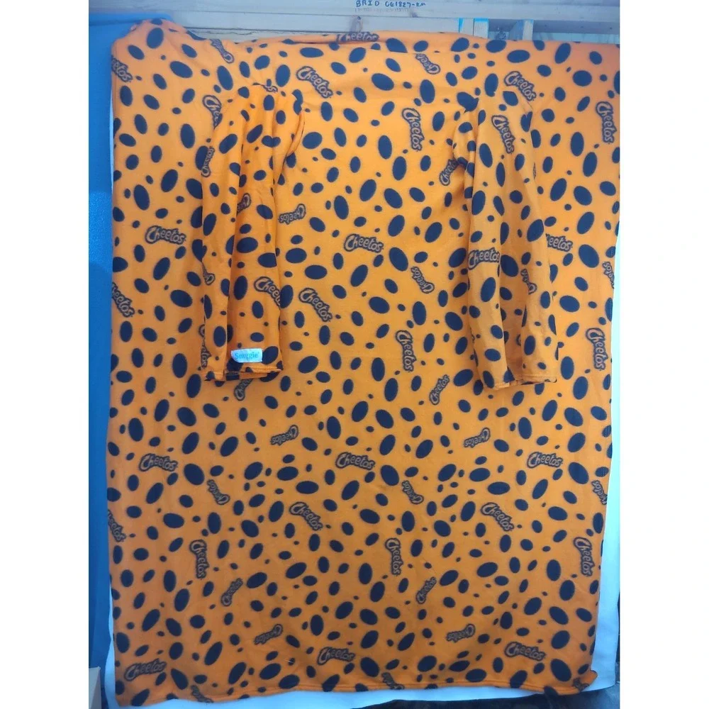Cheetos Snuggie Blanket with Sleeves Wearable Fleece 71